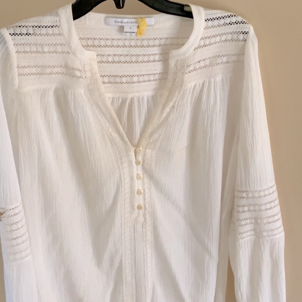 Designer white lace